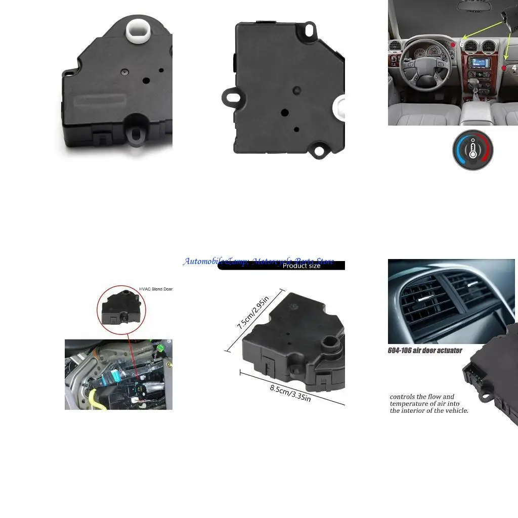 

H7BD надежный моторный двигатель управления температурой Играйте Air Door Actuator 89018365 604-106
