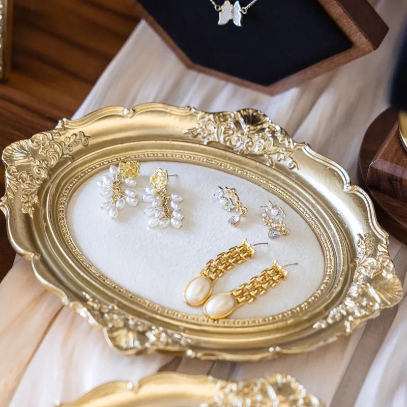 

Counter Jewellery Show Tray Resin Ring Necklace Display Trays Large Jewelry Organizer Trays Luxury Bracelet Earring Storage Tray