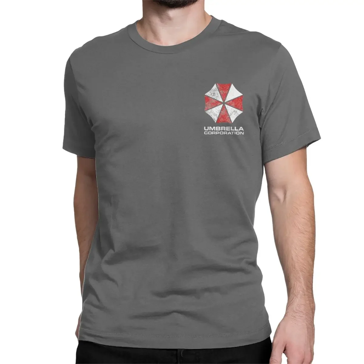 Pharmaceuticals Corporation 100% Cotton Tees Short Sleeve T Shirt Plus Size Tops Umbrella Corp Corporations Video Game T-Shirt