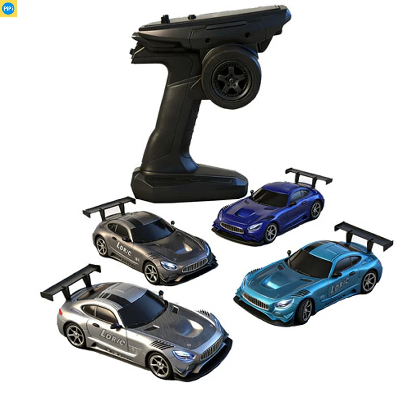 

1:43 LD4301 Alloy RC Drift Car RC Car 4WD Mini Desktop Drift Built-in Gyroscope Full Proportional Remote Control Racing Toy Car