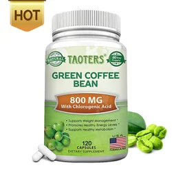 Green Coffee Bean Weight Loss Supplement, 1200 mg - Boosts Metabolism and Endurance, Burns Belly Fat