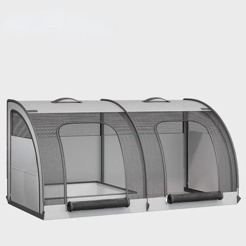 Pet car kennel medium and large dog corgi golden retriever car rear row out dog cage four seasons universal dog car seat