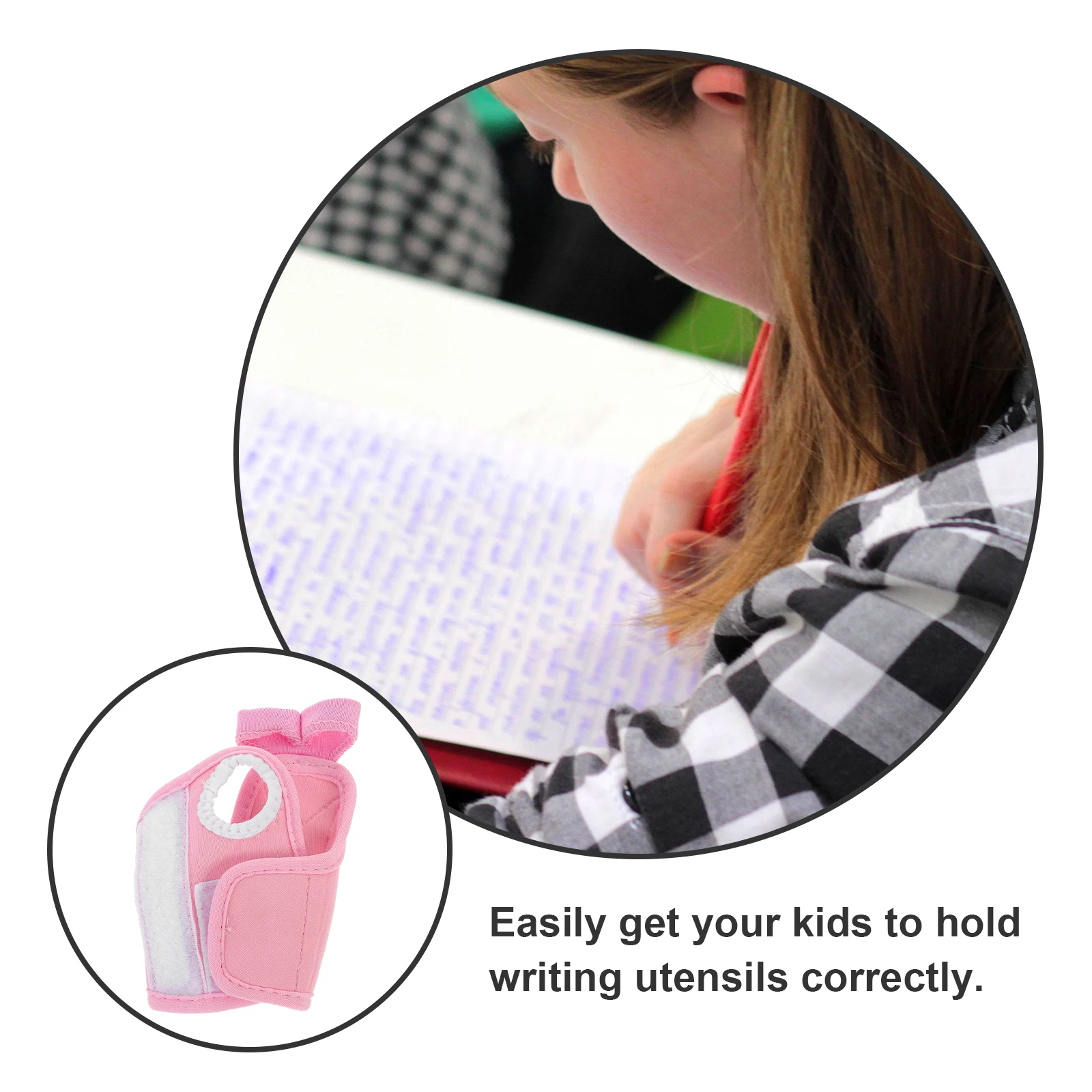 

Writing Posture Aid Wristband Size Handwriting Posture Corrector Soft Comfortable Easy Wear Hook Loop