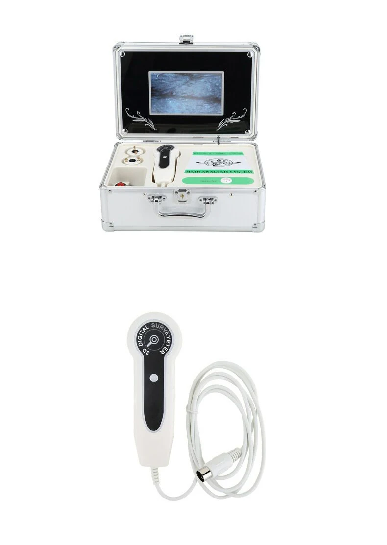 Boxy tipo cabelo e couro cabeludo Análise Machine, Face Scanner, Pele Analyzer, Facial