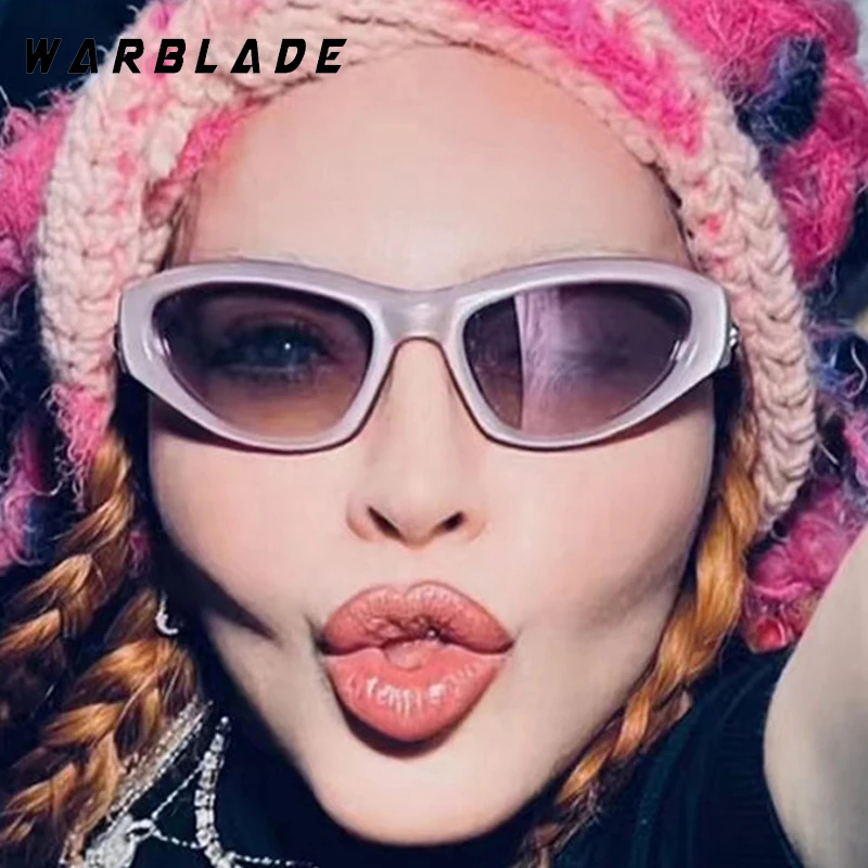 

New Fashion Hipster Y2K Women's Sunglasses Luxury Design Cyberpunk Men Sunglass Outdoor Travel Street Snap Female Eyewear UV400