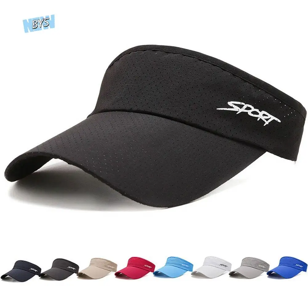 

Visor Hat Running Solid Color Sports UV Protection For Women Wide Brim Sun Hat Korean Style Hat Empty Top Hat Women Cap