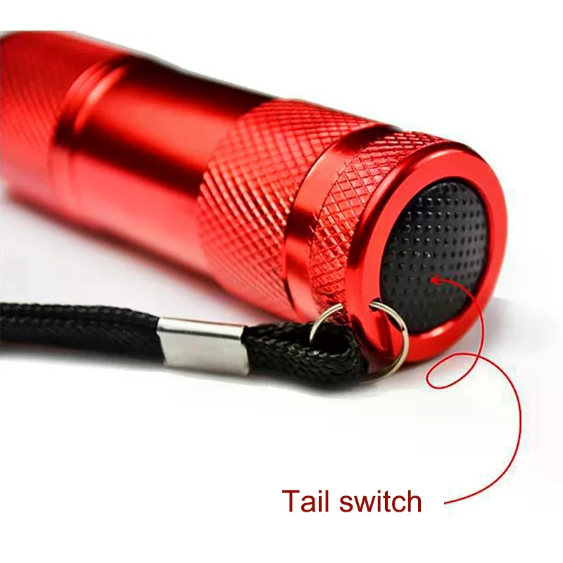UV Flashlight UV Light Flashlight 395nm Black Light Flashlight Mini Blacklight Torch For UV Resin Glue Curing Pet Urine Stain