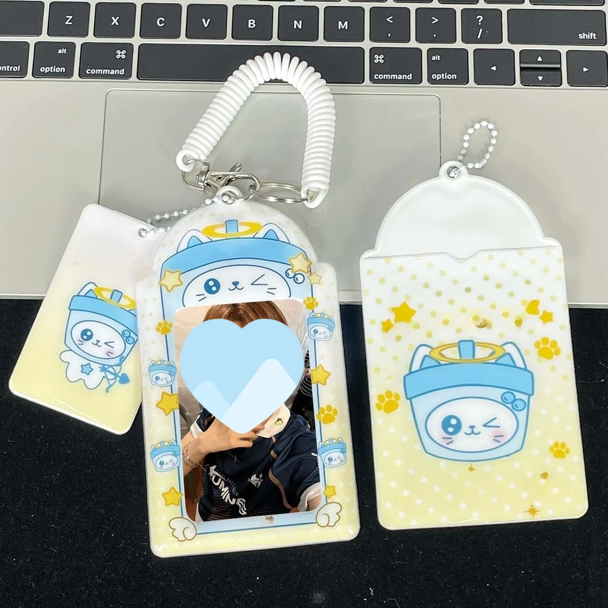 NCT Wish Angel Sculpture Collection Properties PVC Card Cover Storage Album 3-inch Small Card Display Pendant view 4