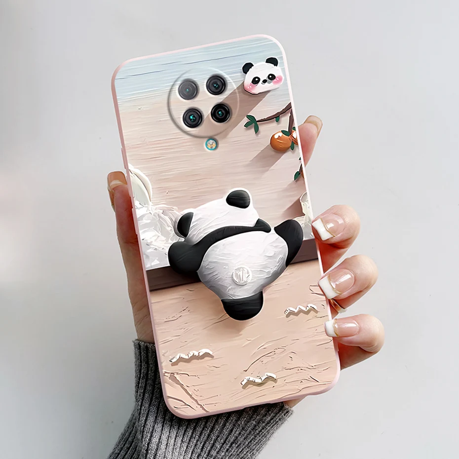 Poco F2 Pro Case For Coque Xiaomi Poco F2 Pro Case Cute Silicone Panda Phone Case for Fundas Xiomi Xiaomi Poco F2 Pro Cover Etui