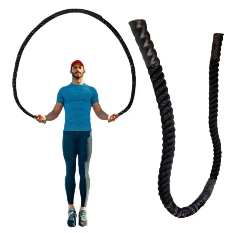 3m x 25mm średnica Fitness bitwa ciężkie ćwiczenia lina treningowa długość Nylon Dacron trening liny dla domowa siłownia odkryty Cardio Sport