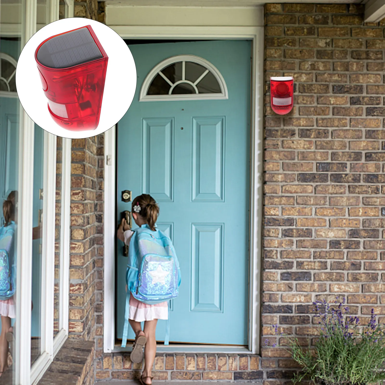 Outdoor Lighting With Motion Sensor - Motion Sensor Strobe Warning Light Solar