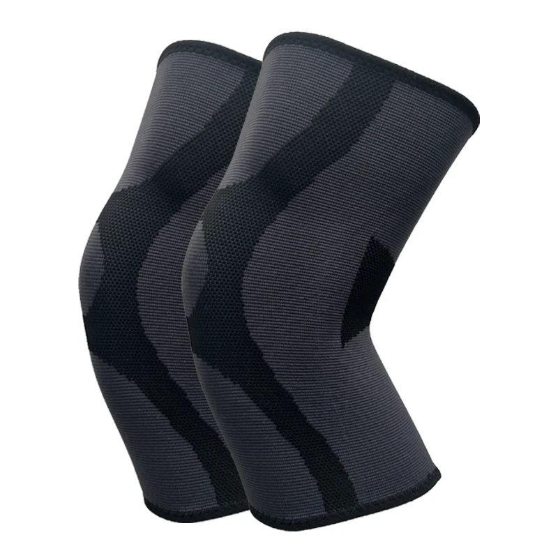 Knitted Nylon Knee Pads Sports, Running, Cycling, Knee Support Breathable and Lightweight Compression Style