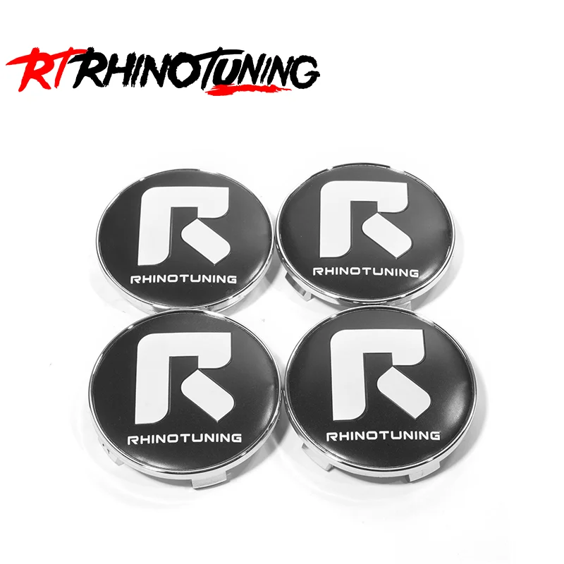 Tampas de Centro de Roda RhinoTuning 2/4PCS OD 69.1mm/2.72" ID 64mm/2.52" para Carros TSW Beyern 2002 Acura 36131180419 Acessórios Automotivos