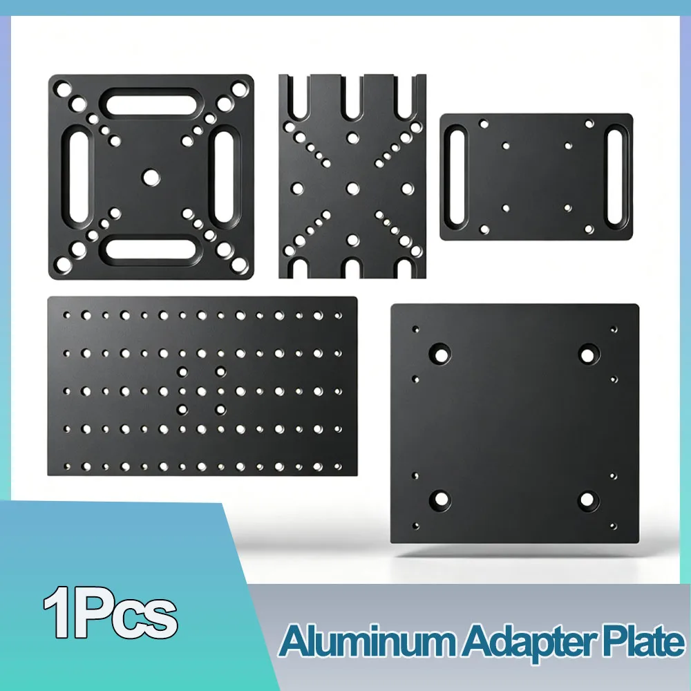 Aluminum Optical Adapter Plate M6 Thread Hole High Precision Optical Translation Platform Laboratory Optical Bench Accessory