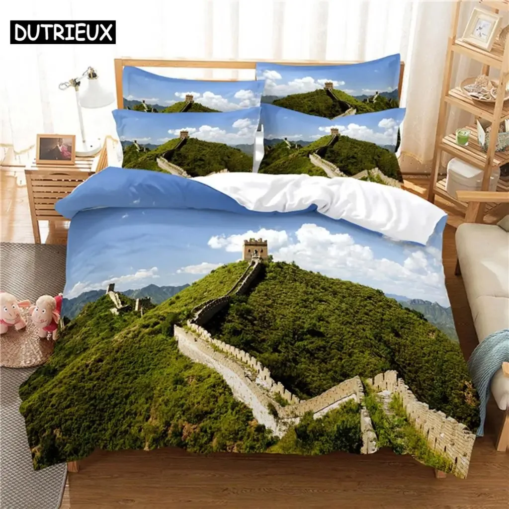 Great Wall Bedding Set Duvet Cover Set 3d Bedding Digital Printing Bed Linen Queen Size Bedding Set Fashion Design