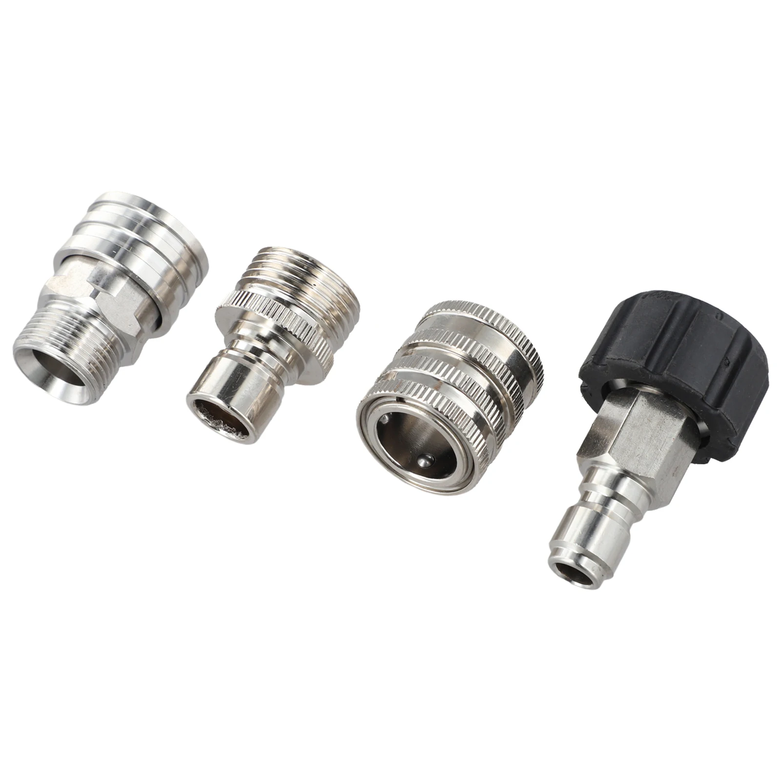 

Соединитель для мойки высокого давления из нержавеющей стали с фитингом M22 14 мм, разработанный для эффективной очистки под высоким давлением