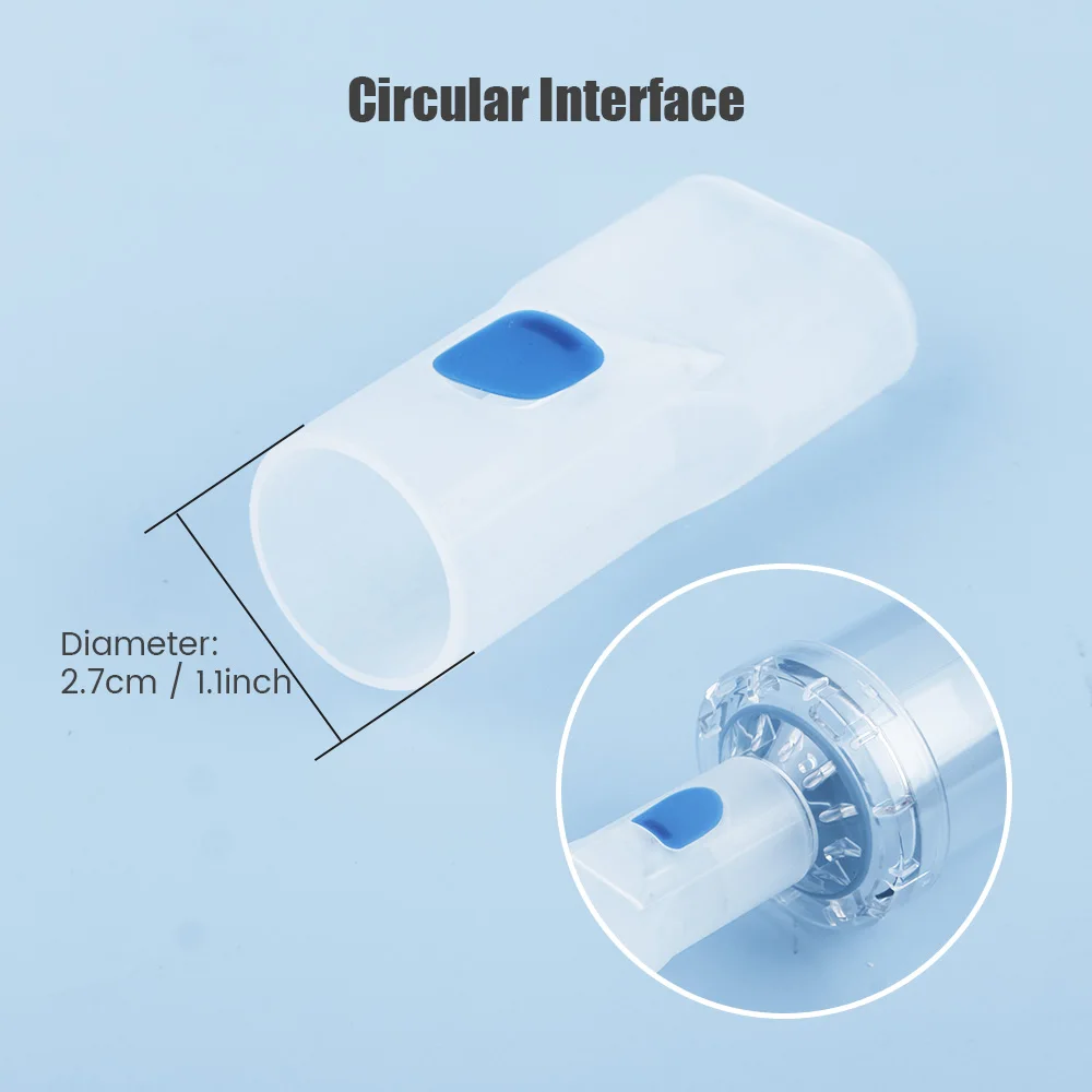 Household Universal Inhaler Nebulizer Mouthpiece Mouth Tube for Inhaler Set Compressor Nebulizer Accessories Fit Adult Child Pet