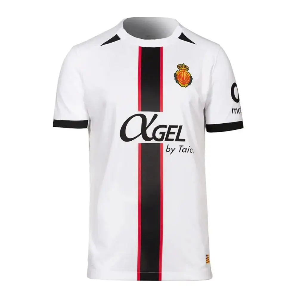 25-26 Temporada RCD Mallorca Camisetas de fútbol local y visitante Camiseta deportiva de manga corta impresa en 3D igual para adultos y niños