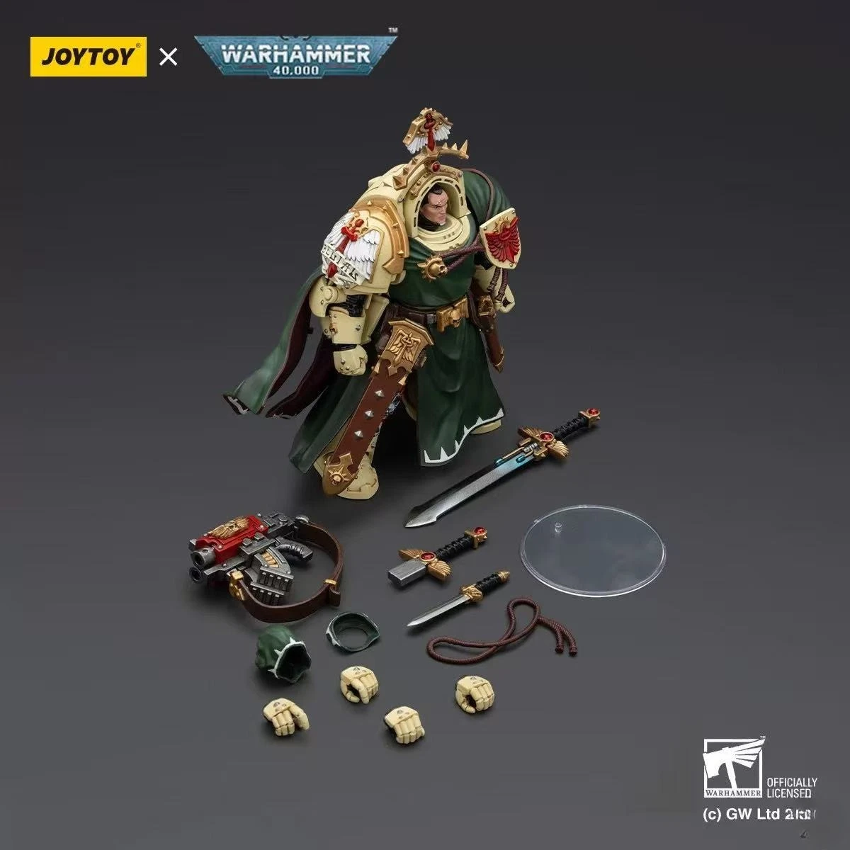 [Pre-ordine] JOYTOY Warhammer 40K 1/18 Action Figures Dark Angels Belial, Gran Maestro della Mortewing Modello Ragazzo Regalo