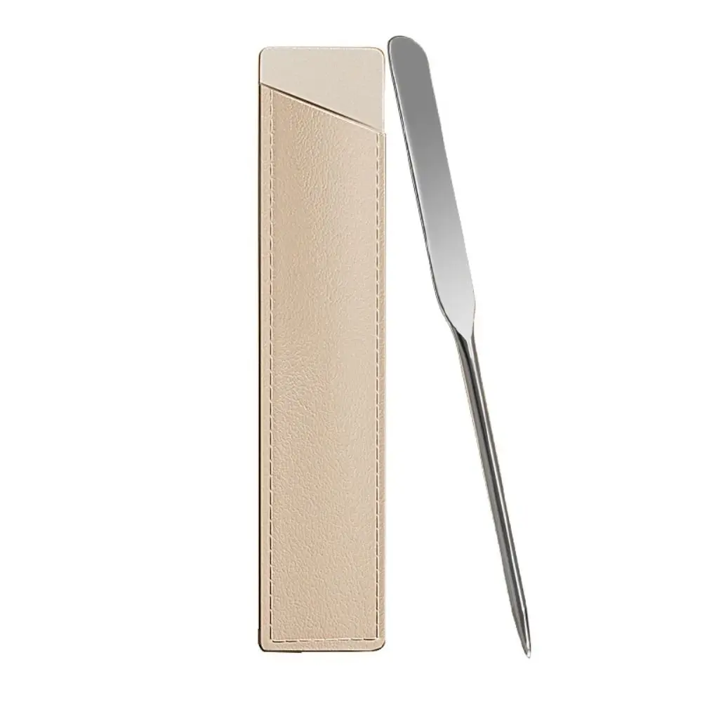 New Stainless Steel Liquid Foundation Spatula Palette DIY Pigments Mixing Tool Eye Shadow Cream Mix Stick Makeup Spatula