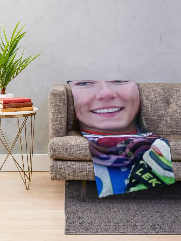 Mikaela shiffrin Throw Blanket Blanket For Sofa