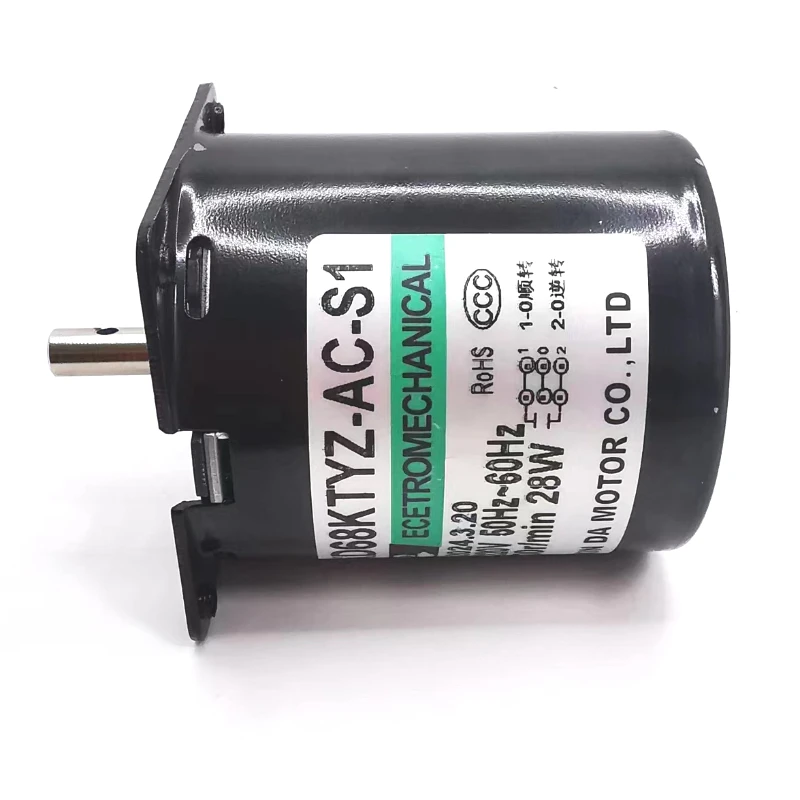 XD68KTYZ 220V small AC motor low speed reversible permanent magnet synchronous electric motor gear reduction motor