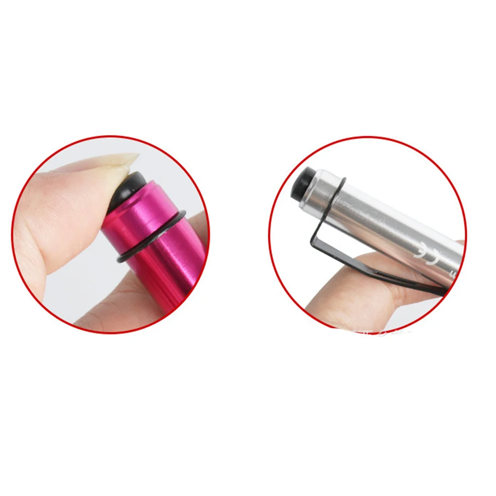 

1Pcs LED Medical Alloy Pen Light Portable Clip Design for Nurse Doctor Ear Examination Silver