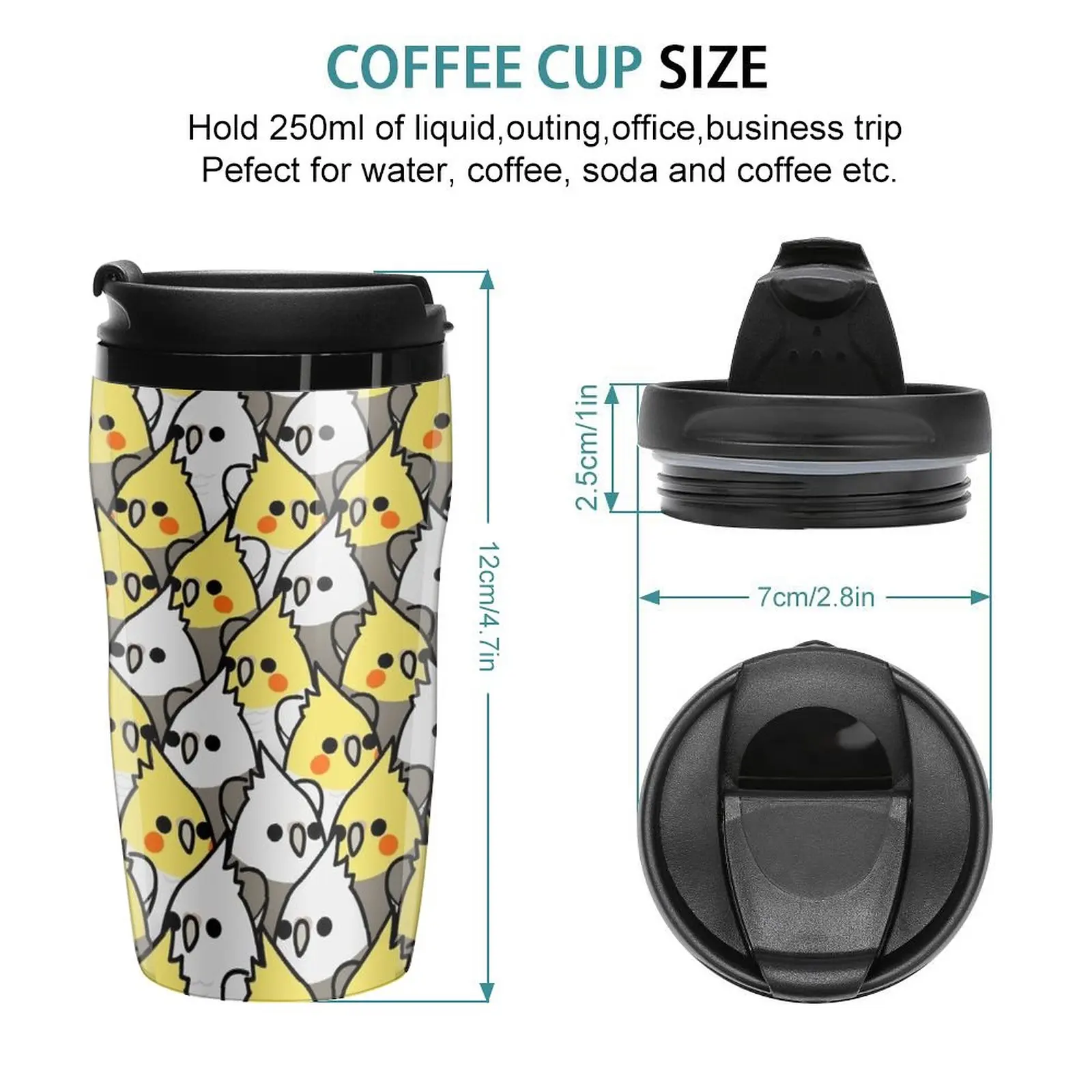 New Too Many Birds! - Cockatiel Squad Travel Coffee Mug Luxury Cup Coffee Cups Set Cup Coffee Cup For Coffee