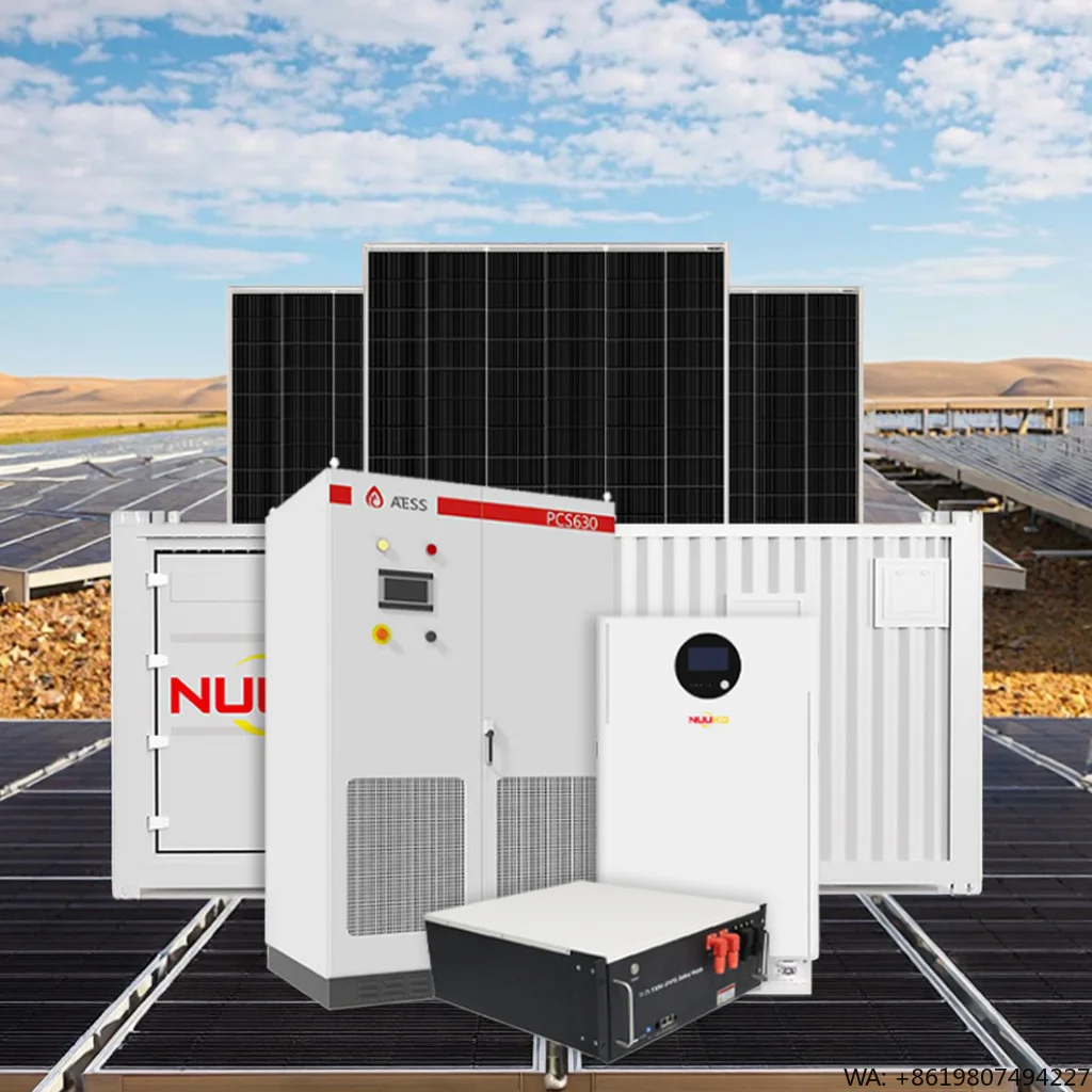 Customize All in One Hybrid Industrial Energy Storage Solar System 600Kw 1mwh 2mwh 3mwh Commercial Hybrid Solar Power System