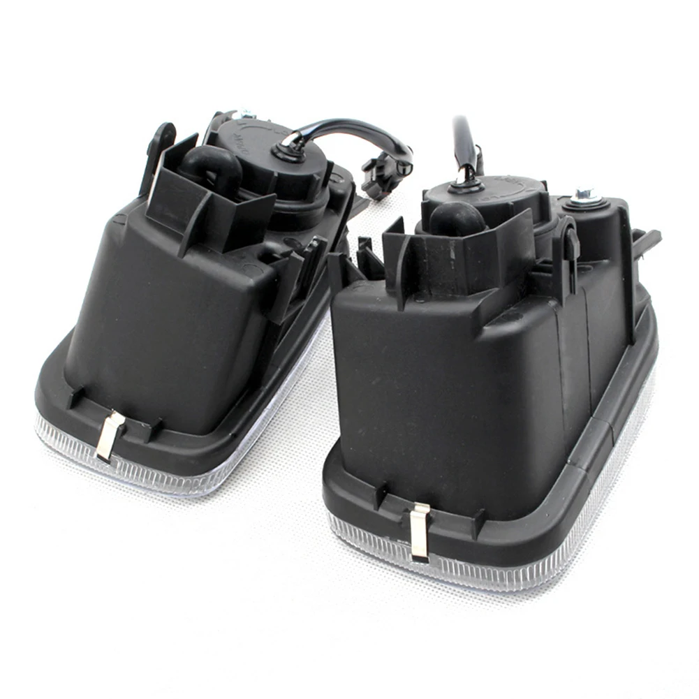 ملحقات السيارة الوفير ضوء إضاءة السيارة 55 واط قوة ABS المواد أسود اللون المصد الأمامي مصباح الضباب ضوء الهالوجين