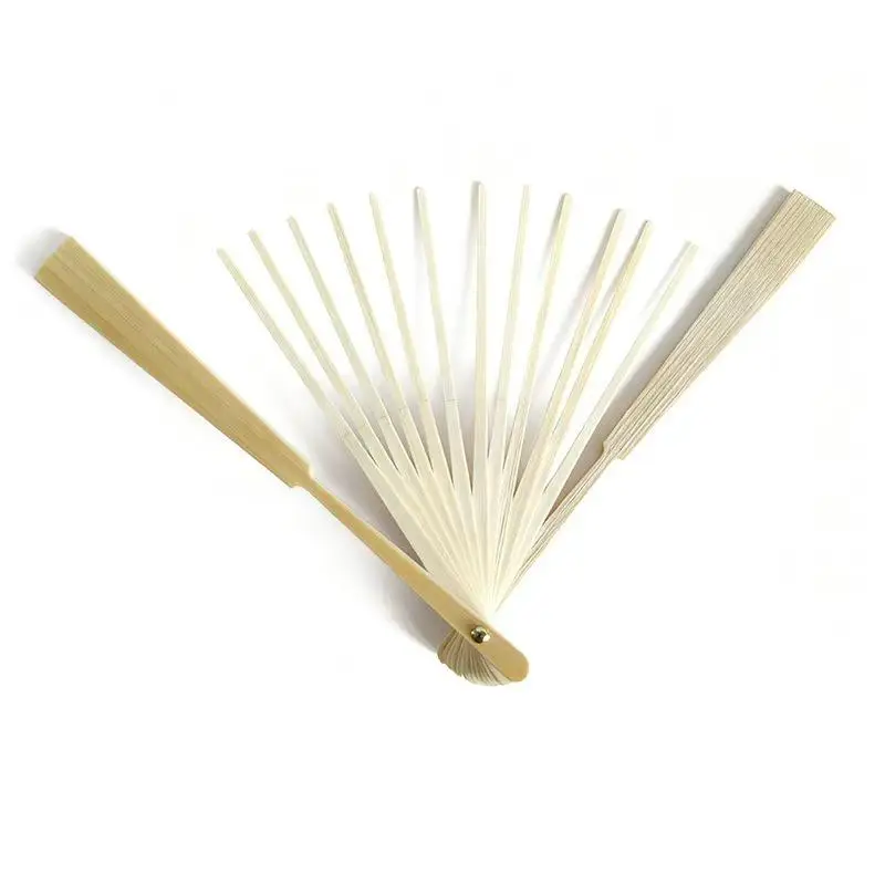 Eco-friendly Japanese Bamboo DIY Hand Fan Frame Unfinished Folding Fan Craft Kit for Home Decor DIY Art Projects