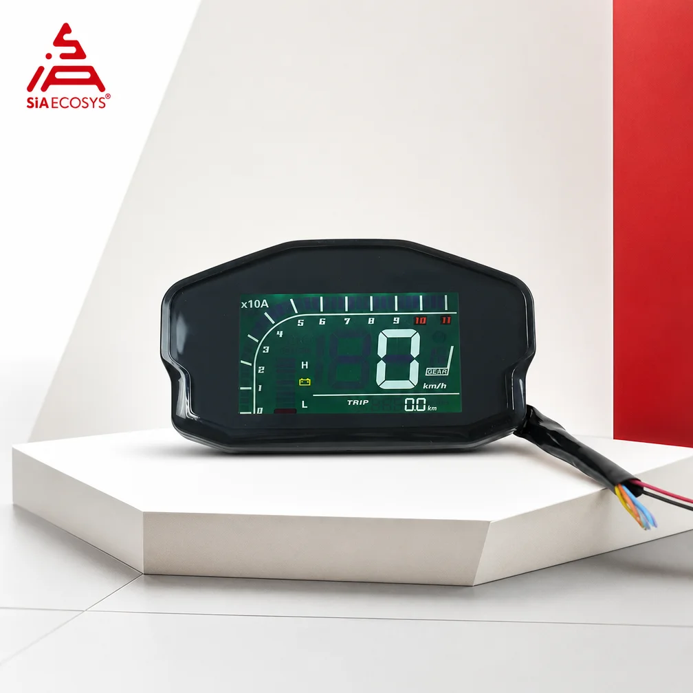 【Big Sale】Electric Motorcycle Speedometer Display Digital Dashboard Instrument Cluster for Scooter Bike Replacement Accessory
