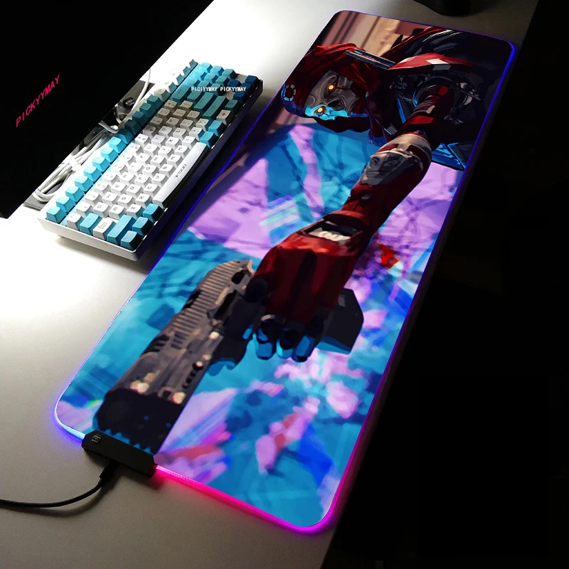 Game Mousepad RGB  Apex Legends LED Game Accessories Computer Keyboard Carpet Pad PC Notebook Pad Gamer Desk Mat Rug Mice Gammer