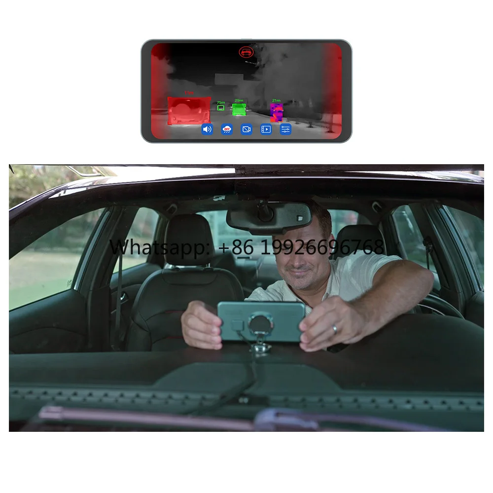 

Infrared Vehicle-mounted Night Vision Automotive Thermal Imaging Dashcam for Driving Car Front Camera