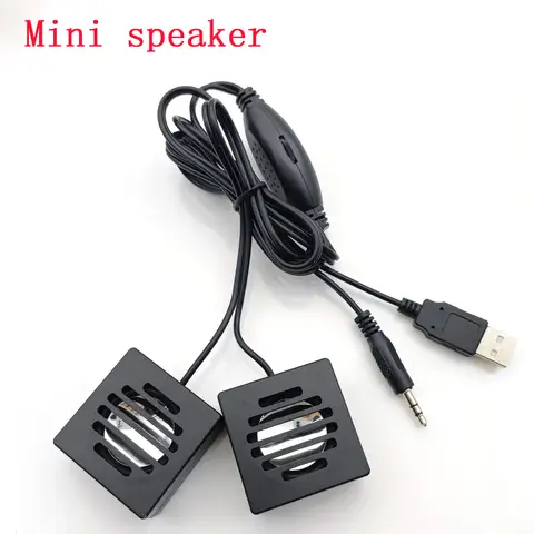 Paste Mini Computer Speaker USB Wired Speakers Universal mono Sound Surround Loudspeaker For Computer Laptop Notebook