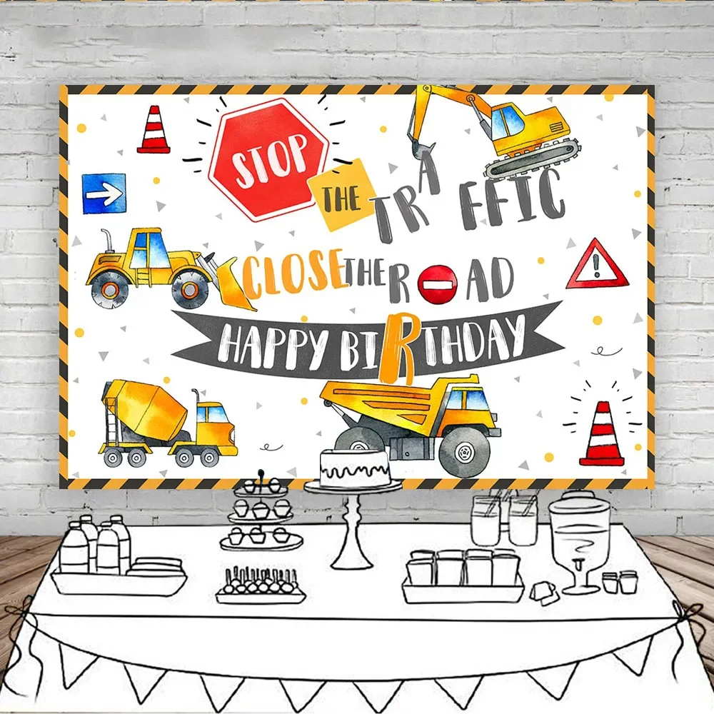 حفارة فوتوكول الخلفيات عيد ميلاد البناء حفلة الحذر عيد ميلاد المرور إغلاق إعلان خلفيات التصوير الفوتوغرافي للصور