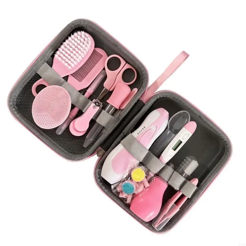 

F19F 20pcs/Set Baby Grooming Set Новорожденные комплект здравоохранения Электрический ногтей Trimmer Crash Combermometer и