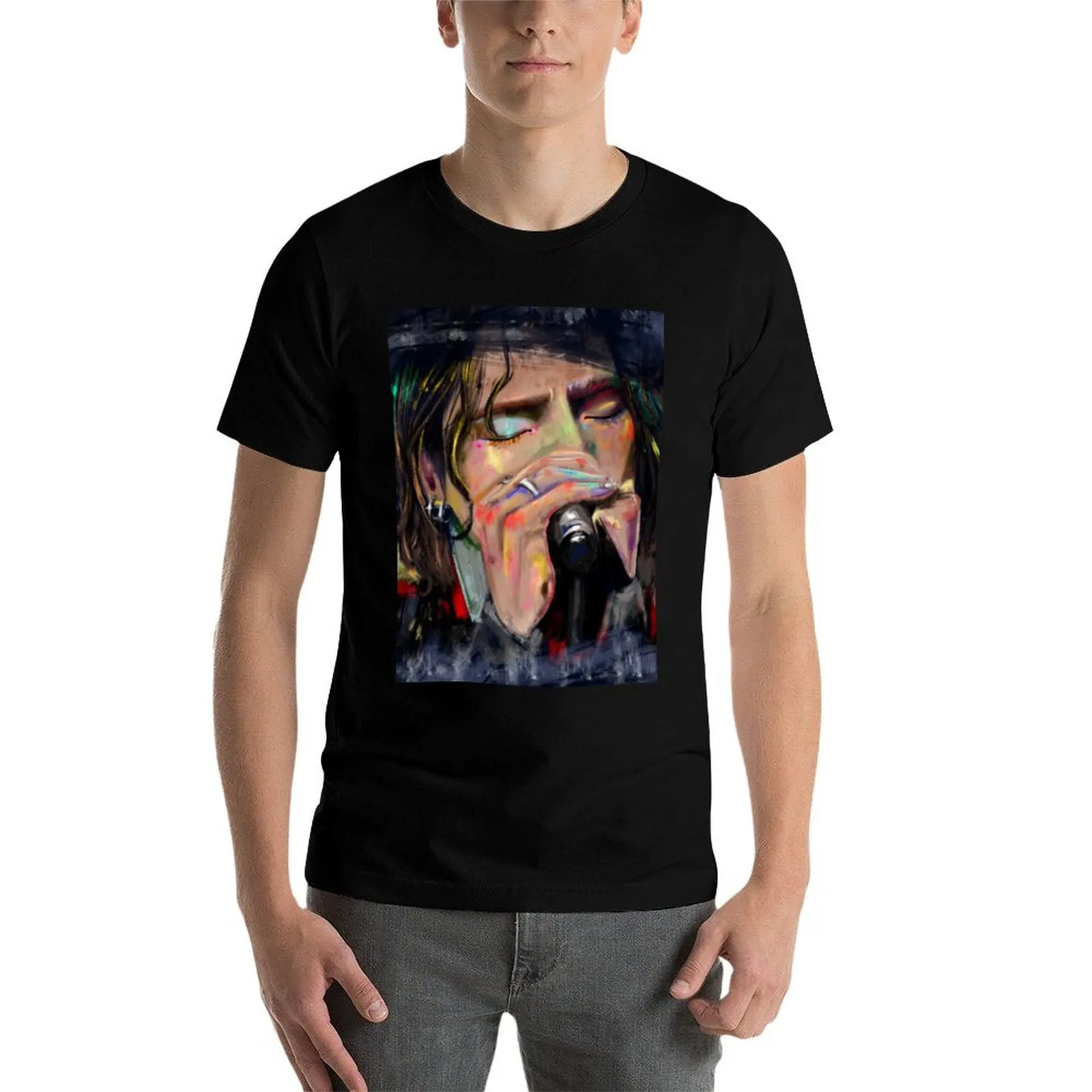 

AgustD digital art T-Shirt cotton t shirt man cotton tshirt 100% graphic t shirts for man T-Shirt