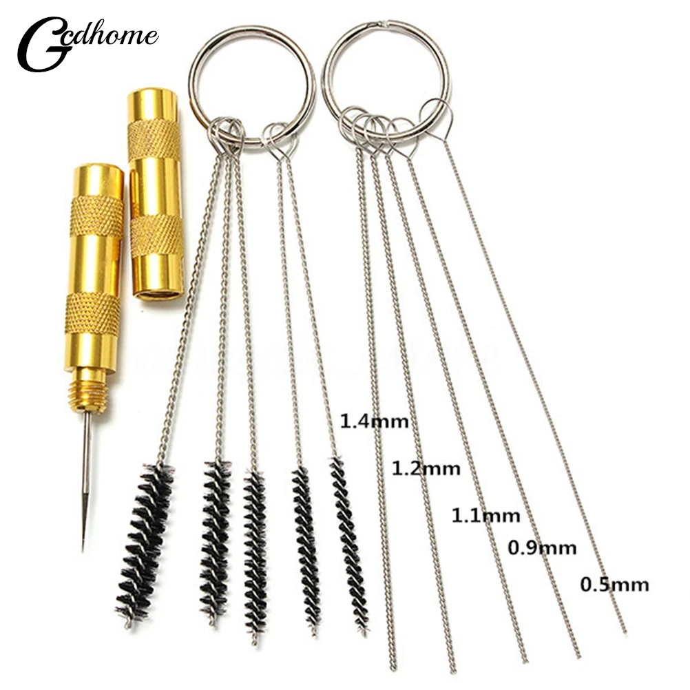 

11/15pcs Airbrush Spray Gun Nozzle Cleaning Kit Cleaning Brush And Needle Brush Spray Gun Cleaner Airbrush Bristles Clean Acces