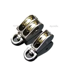 36/48/52/58/75/86mm Lifting Rope Roller Pulley Wheel Climbing Mini Pulleys Metal Sheave Zinc Alloy Katrol Wiel