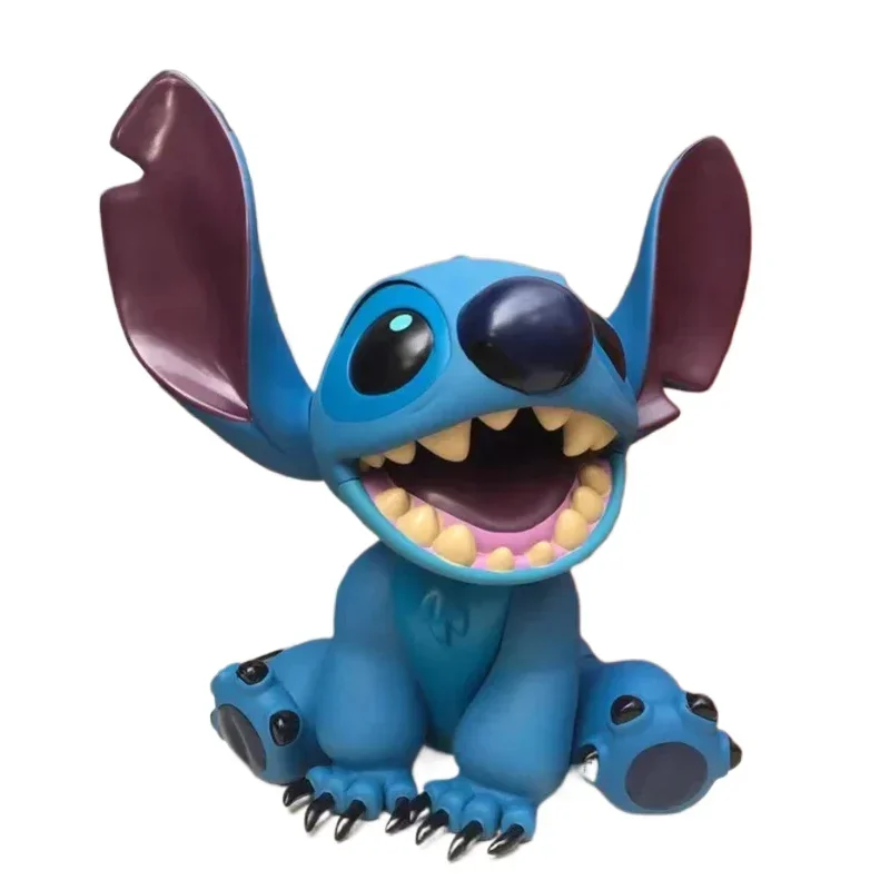 Large size 46cm Disney characters Lilo & Stitch Action figure PVC Statue Piggy bank collection model Home decoration kids gift