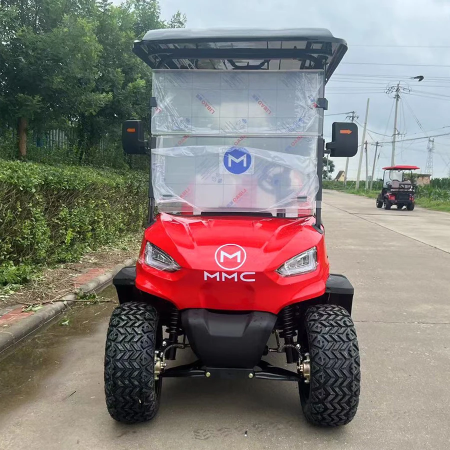 New Design Applying Road-vehicle Technology Ergonomic Design Stylish MMC 4 Seater Electric Golf Cart