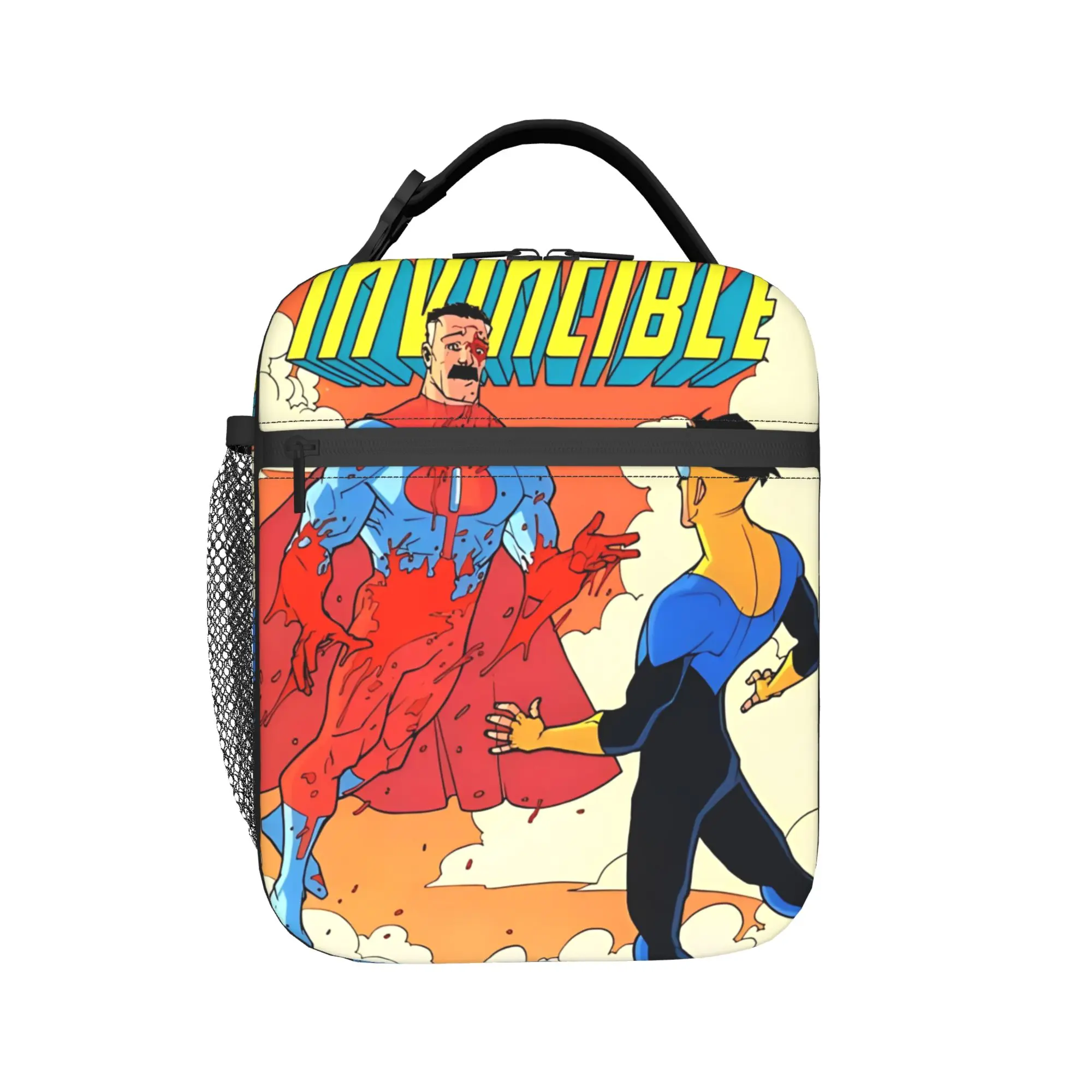 Omni Man Vs Invincible Insulated Lunch Bag Leakproof  Meal Container Cooler Bag Tote Lunch Box Beach  Picnic Bento Pouch