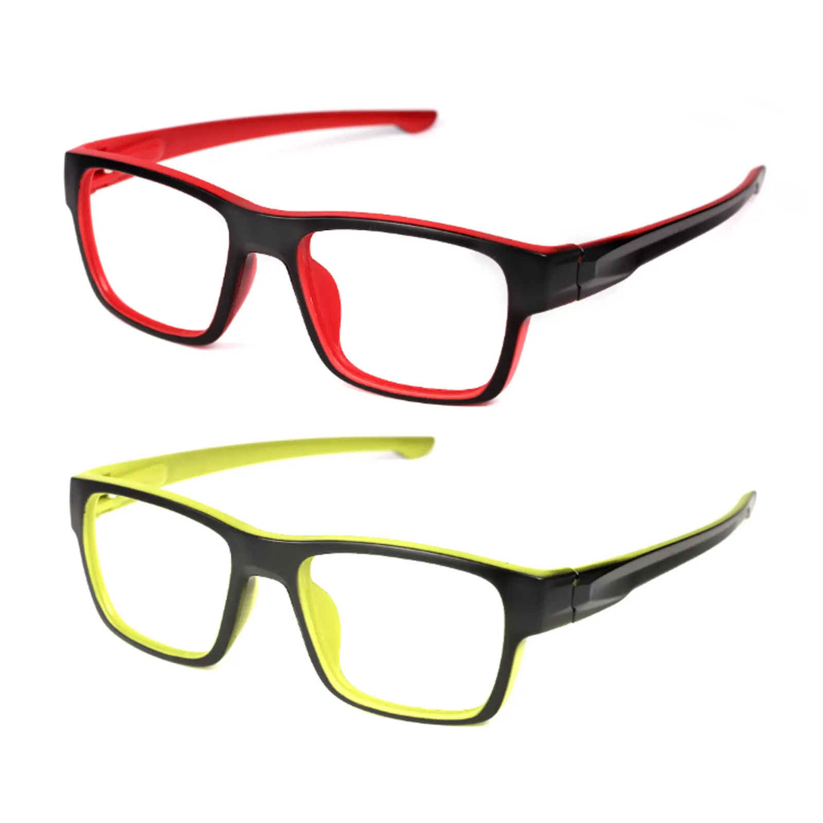 2 Pack Sports Reading Glasses Men Women TR90 Anti Blue Light Lightweight Unbreakable Square Frame Readers +1.0~+3.0