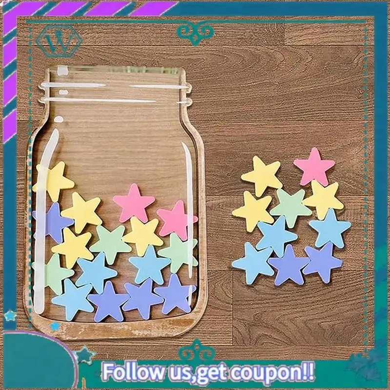 Reward Jar Kit For Kids With Stars Classroom Daily Training Reward Board Classroom Reward Jar Set Kit With Tokens Chore Chart