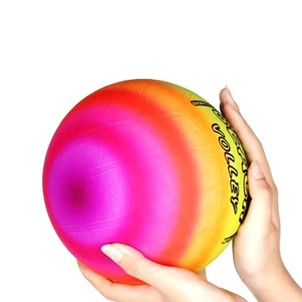 

Rainbow 6PCS Kids Playing Plastic Sports Bright Color Coordination Skills Catching Throwing Outdoor Games Birthday