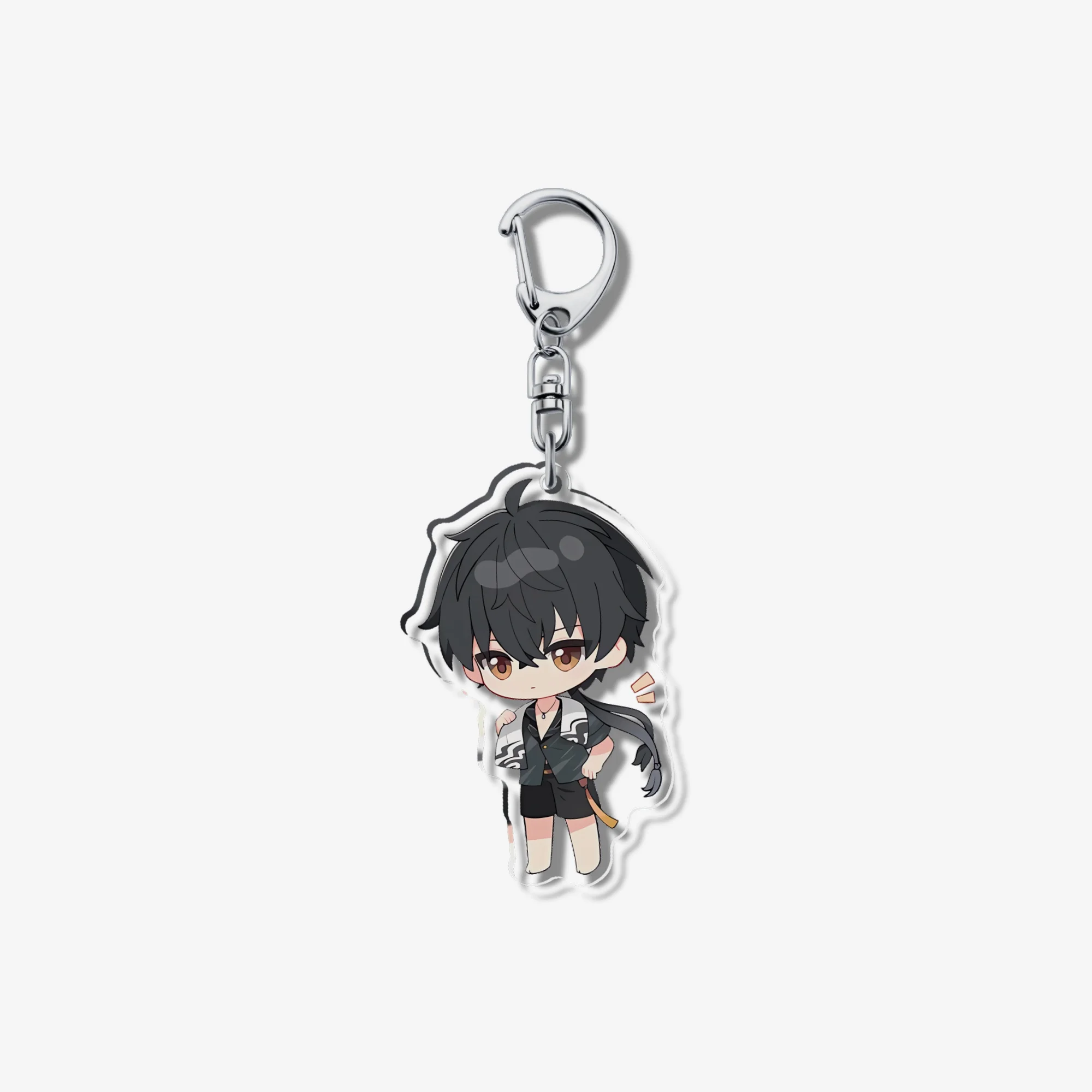 Wuthering Waves Jinhsi Gallery Figure Stand Model Plate Key Chain Changli Roccia Carlotta Acrylic Jiyan Pendant Key Chain Bag