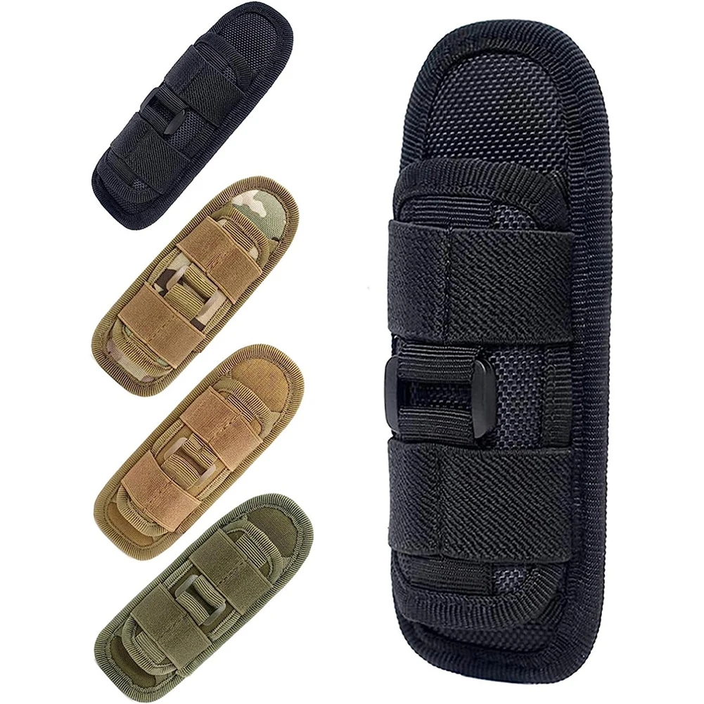 

Tactical Flahlight Pouch Flashlight Holster Nylon Case Torch Holder Belt Clip Tactical Carry Case with 360 Degree Clip