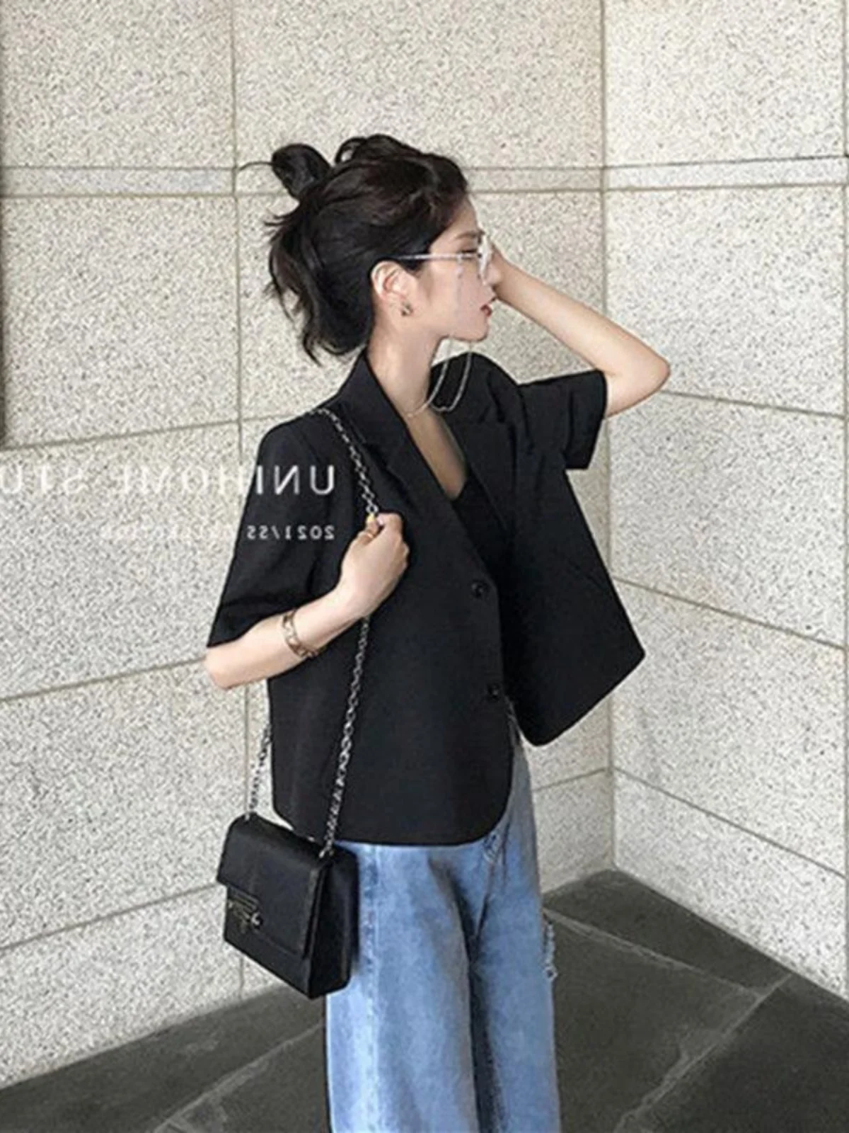 

Women'S Blazer Coat Overcoat Female Padded Curved Suede Asymmetric Gathered Coffee Navy Velvet Gift Single-Breasted Grey Youth