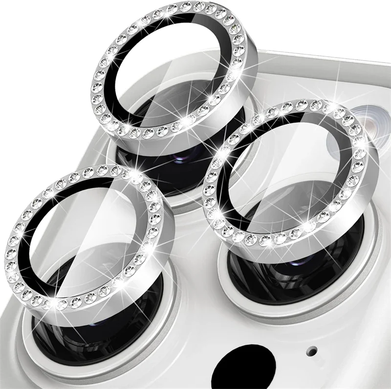 Luxury Bling Diamond Metal Glass Camera Lens Protector